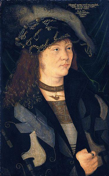 Jacopo de Barbari Portrait of Heinrich France oil painting art